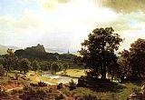 Albert Bierstadt Day's Beginning painting